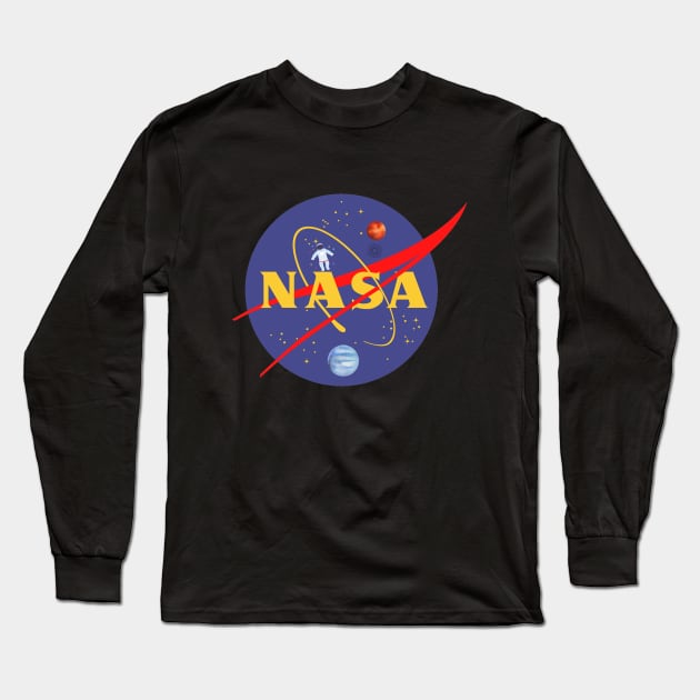 Nasa Long Sleeve T-Shirt by Alpha-store